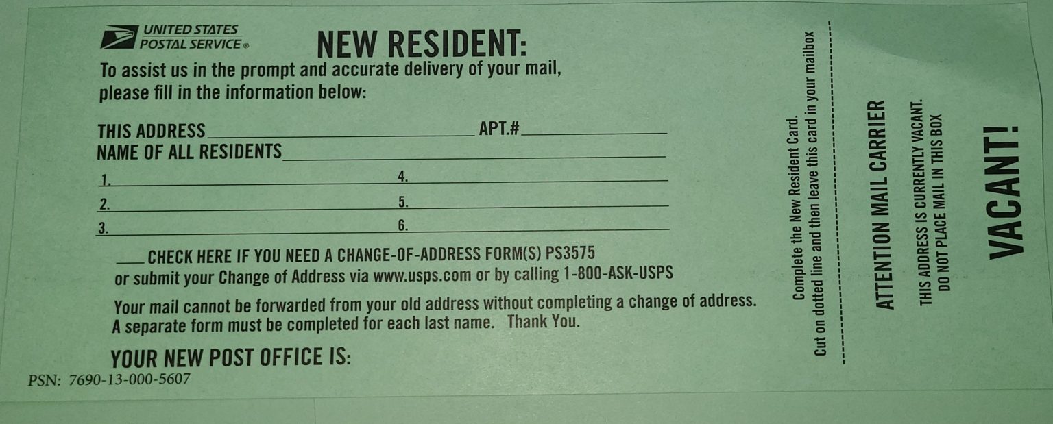 Always update your change of address with USCIS and USPS